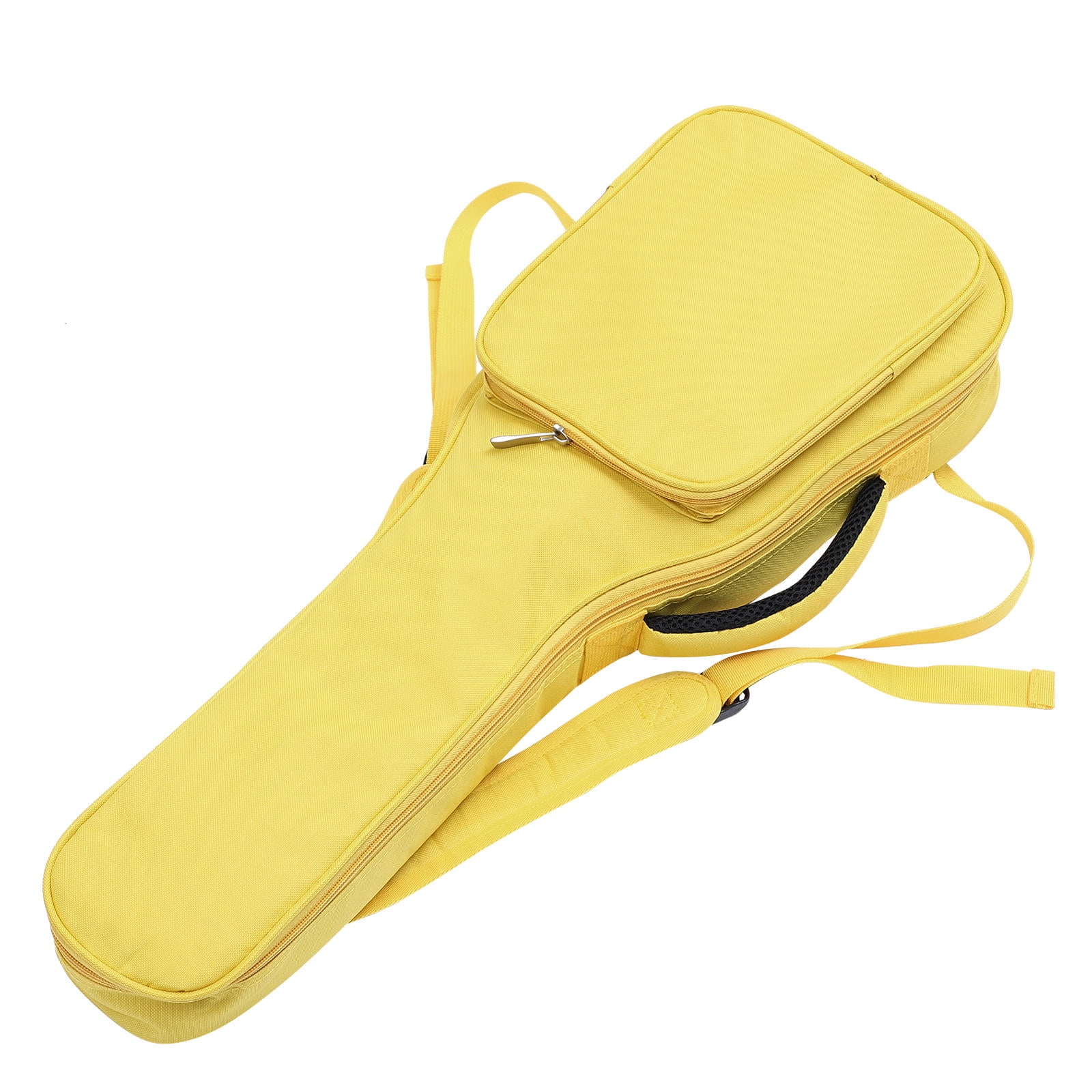 LULULION 1Pc Thickened Plus Canvas Ukulele Gig Bag Yellow Large Capacity Storage Case