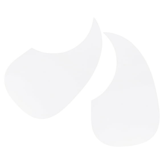 LULULION 2Pcs Professional Transparent Self Adhesive Guitar Pickguard for Acoustic Guitar