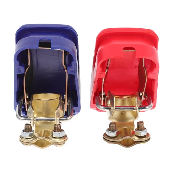 LULULION 2Pcs Battery Terminals Clips Assorted Color for Electric Transportation Use
