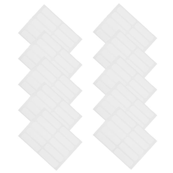 LULULION 200Pcs No Iron Washable Clothing Stickers Labels for Shirts Bags Shoes