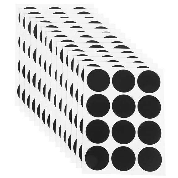 LULULION 240Pcs Waterproof Blackboard Label Stickers Self Adhesive for Bottle Classification and Storage