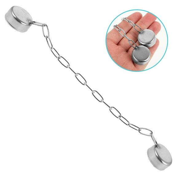 LULULION 2Pcs Durable Stainless Steel Eye Wash Tool Protective Caps for Secure and Quick Equipment Coverage