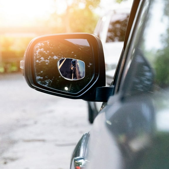 LULULION 2Pcs Automotive Blind Spot Mirrors with High Definition Suction Cup for Cars and Trucks