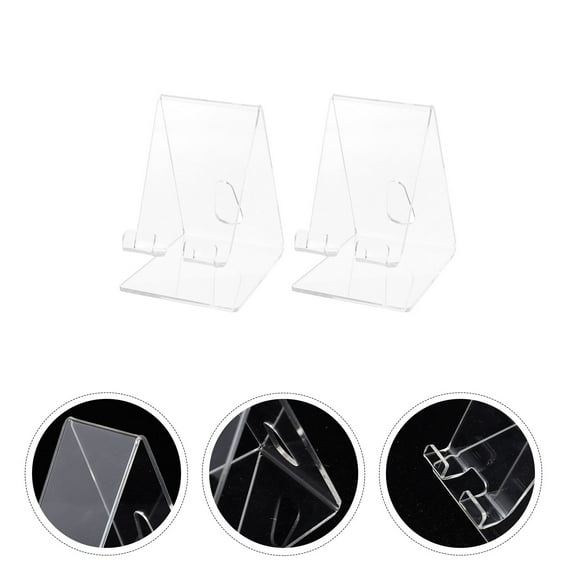 LULULION Conference Display Mobile Stand Acrylic 2Pcs