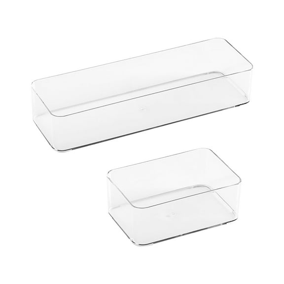 LULULION 2Pcs Multi-Function Drawer Organizer Storage Case for Kitchen and Home