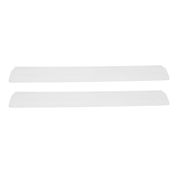 LULULION 2Pcs Door Transition Strip Guardrail Fixator White Plastic for Pets Homeowners Stability Enhancement