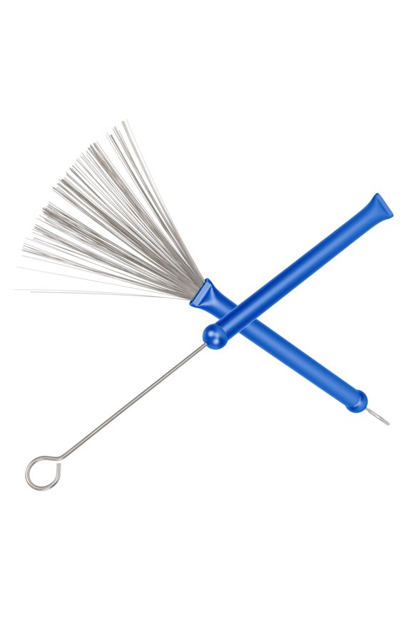 2Pcs Steel Wire Drum Brush with Retractable Design for Enhanced Jazz Drum Articulation