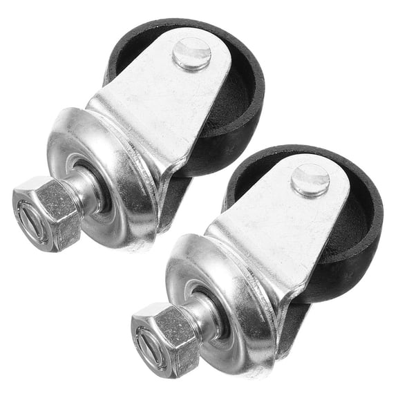 LULULION 2Pcs Floor Jack Wheel Metal Jack Wheel Caster Assorted Color for Repair Work