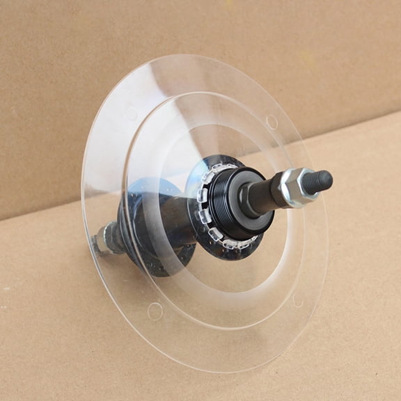 LULULION 2Pcs Transparent Bike Flywheel Guard Plastic Spoke Protection Cover Durable Bike Accessories