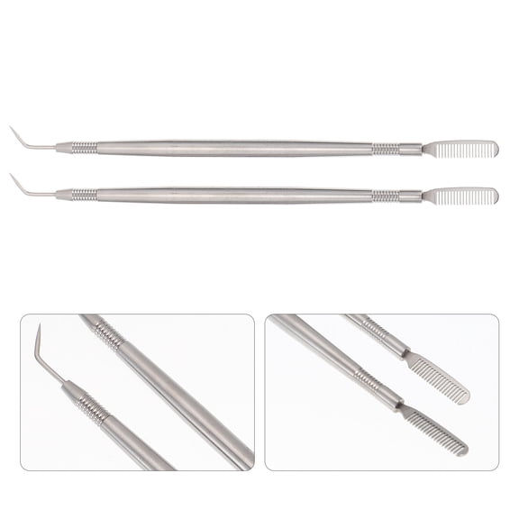 LULULION 2Pcs Lash Lifter Tool Eyelash Separation Metal for Women Personal Home Use