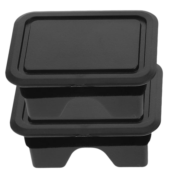 LULULION 2Pcs Black Plastic Bed Rail Stake Pocket Covers for Truck Bed Rail Caps Protectors with Easy Installation