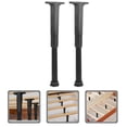 thumbnail image 1 of LULULION 2Pcs Adjustable Height Bed Frame Legs Black Sturdy PP Furniture Support, 1 of 8