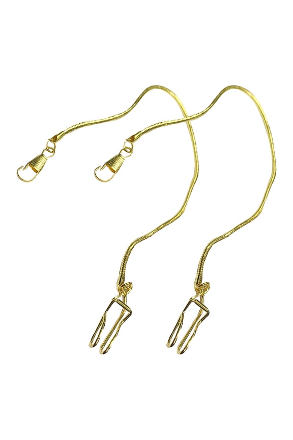Stylish Golden Metal Pocket Watch Chain, Easy to Use and Reliable