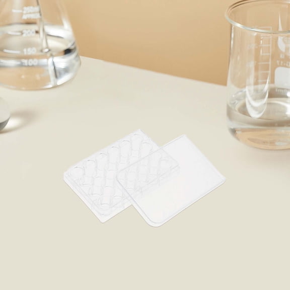 LULULION Cell Culture Dish Polystyrene Transparent Laboratory Equipment 2Pcs