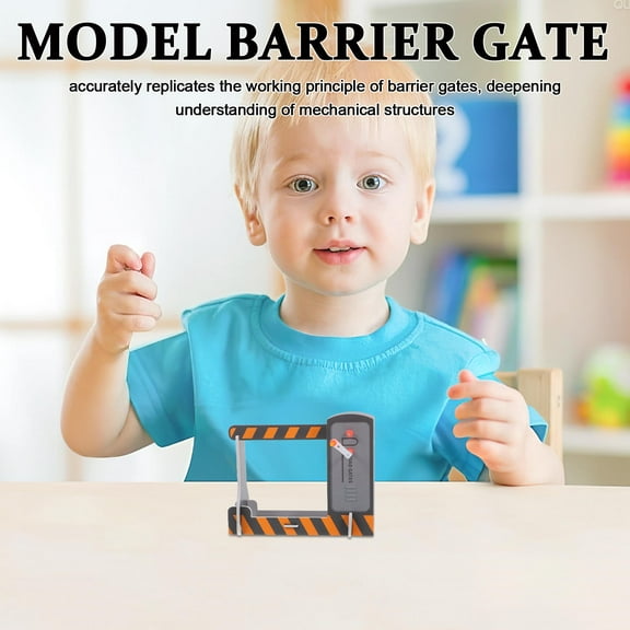 LULULION Construction Kits For Adults Railway Crossing Model Paper 2Pcs