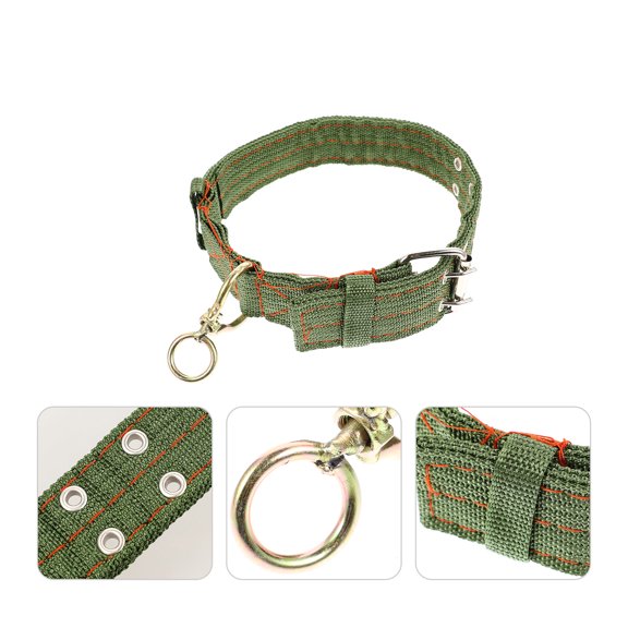 LULULION 2Pcs Adjustable Sheep Safe Collar Green Thickened Material for Comfortable Livestock Feeding
