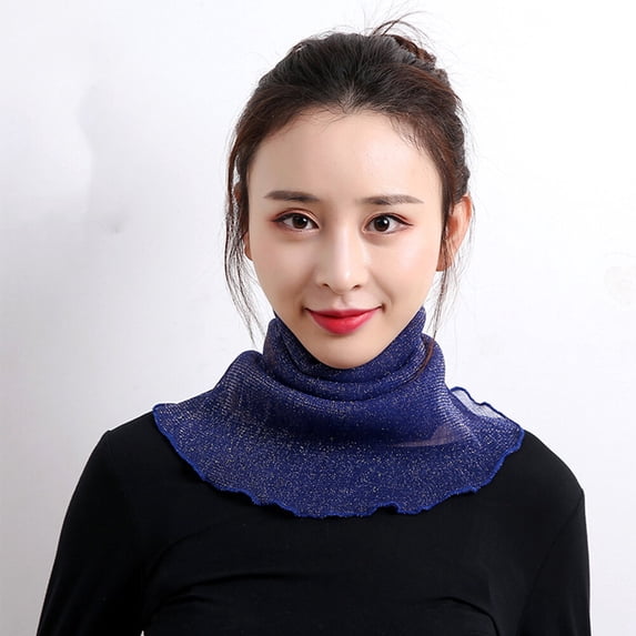 LULULION 2pcs Sun Protection Cover Neck Scarf Gaiter for Women Fabric Thin Lightweight Running Fishing