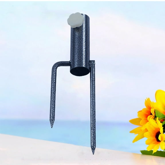 LULULION 2pcs Thumbscrew Tightening Umbrella Spike Beach Umbrella Accessories Steel Color Random