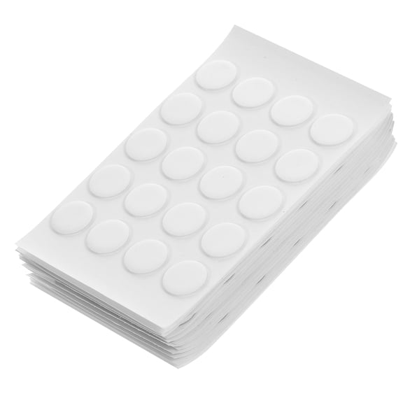 LULULION 300Pcs Clear Double Sided Adhesive Tape Dots Removable Sticky Circles for Craft Projects