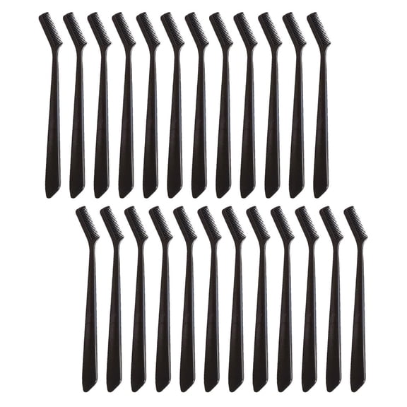 LULULION Beauty Brushes Eyebrow Combs PP Groomed Look Professional Makeup Fixing 30Pack