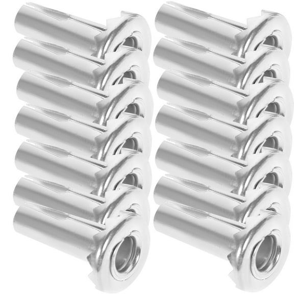 LULULION 30Pcs Metal Stem Caster Sleeves Wear Resistant Socket Insert for Chair Legs