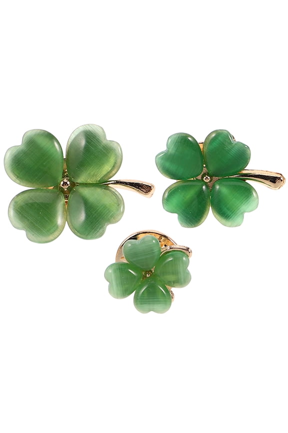 3Pcs Green Leaf Snap Button Brooch Pins Perfect for Sweaters Cardigans and Shawl Pins