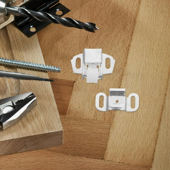 LULULION 4 Sets Roller Catch Assembly Iron Silver Secure Closure for Mailbox Doors Installation