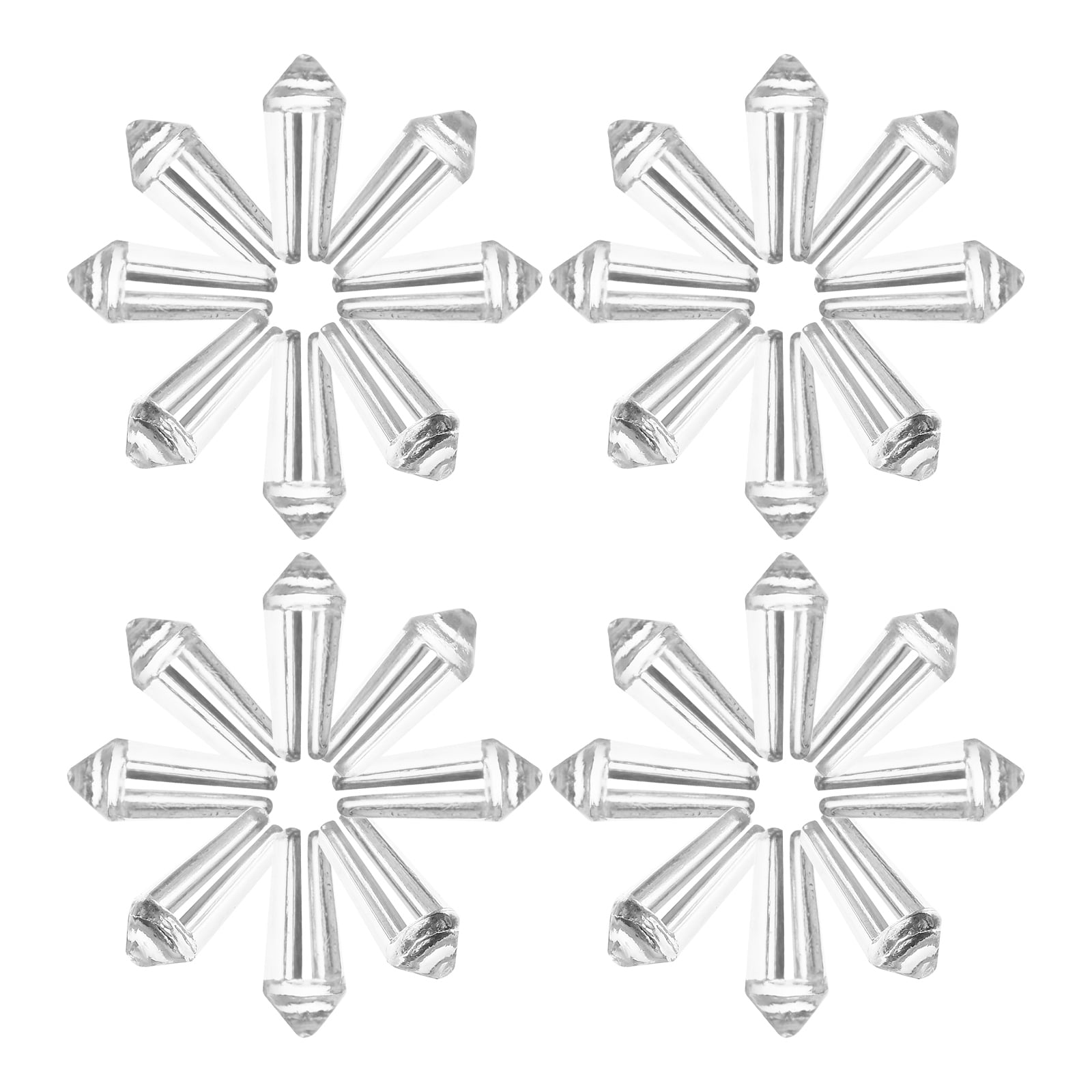 LULULION 40Pack Flight Essentials Transparent Plastic Flight Wing ...