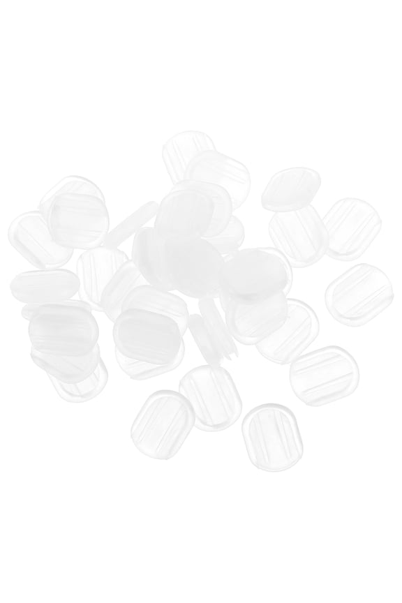 PVC Earring Cushion Pads for Clip Ons Non-Hurting Everyday 40Pcs