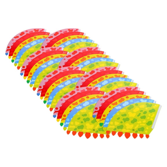 LULULION 40pcs Kids Dinosaur Hat Paper Cone Headwear Party Accessory for Birthday Party