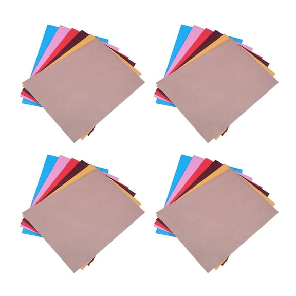LULULION 40Pcs Simple Storage Self Adhesive Envelopes Assorted Colors