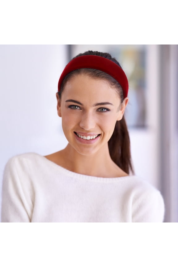 4Pcs Korean Style Padded Headband Lightweight Assorted Color Female Hair Decoration