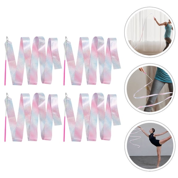 LULULION athletic ribbon ce Ribbons Assorted Color 4pcs