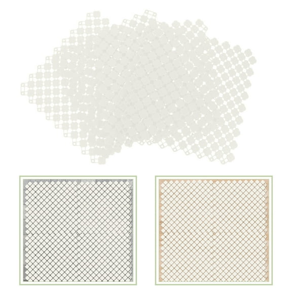 LULULION Ground Mat Non Slip Plastic 4Pcs for Homeowners