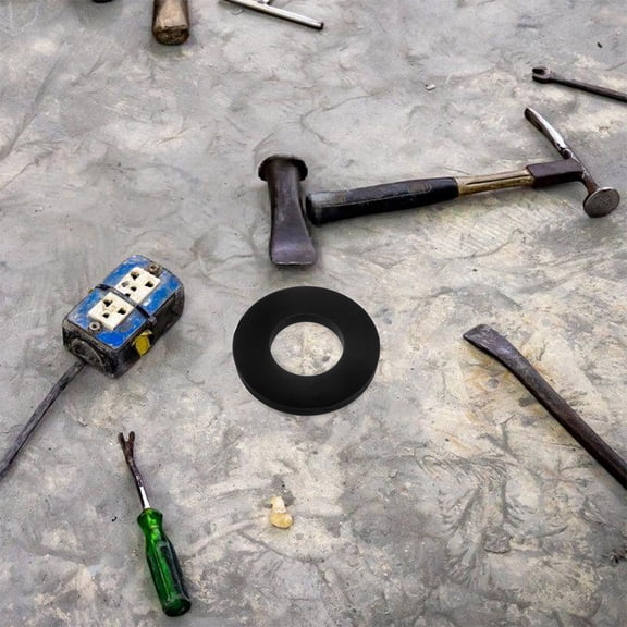 LULULION 4Set Rubber Shock Absorption Ring Black for Car Accessories Driving Vibration Reduction