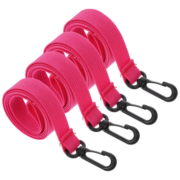 LULULION 4Pcs Kids Safety Leash Pink PP for Camping Tracking Location Adjustable Length