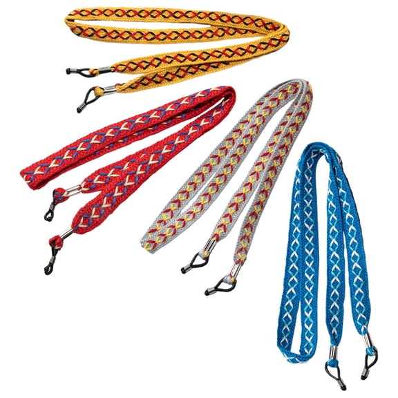 LULULION 4Pcs Lightweight Glasses Strap ng for Men with Durable Cloth Material and Stylish Look