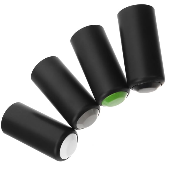 LULULION 4Pcs Sturdy Mic Battery Covers Plastic Screw on Caps Compatible with Wireless Microphone