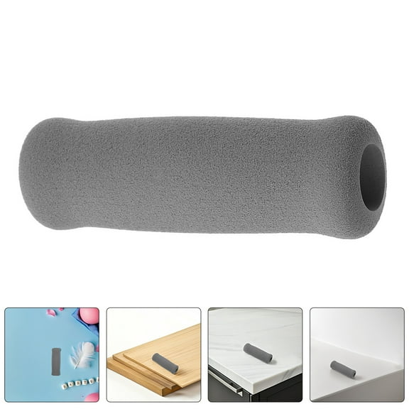 LULULION 4pcs Walker Hand Grips Foam Grey Anti Slip for People with Mobility Issues Long Term Use