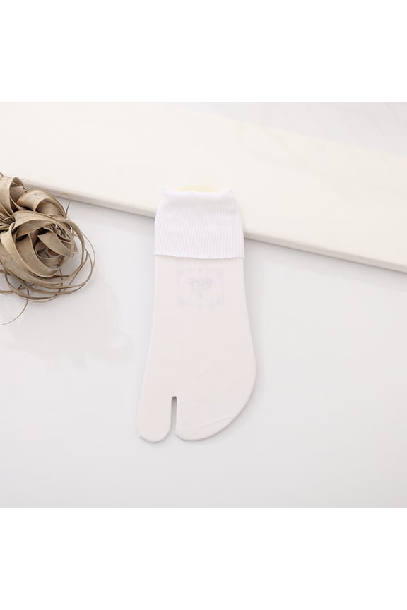 Comfortable Big Toe Separation Toe Socks for Flops and Sneakers Assorted Color 5Pairs