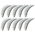 thumbnail image 1 of LULULION 5Pairs Comfortable Black False Eyelash Extensions Natural Length for Stylish Makeup, 1 of 6