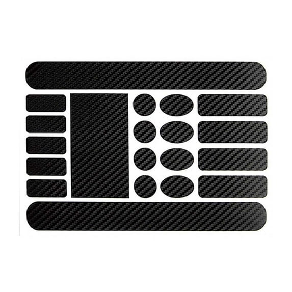LULULION Bike Frame Protective Stickers Black Easy Install Anti Rub Film for Bikes