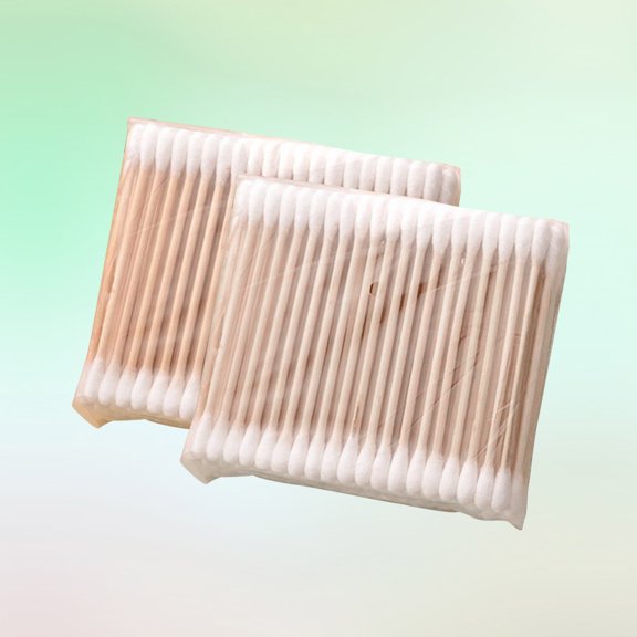 LULULION 500Pcs Multi Beauty Cotton Swabs for Wound Use and General Users
