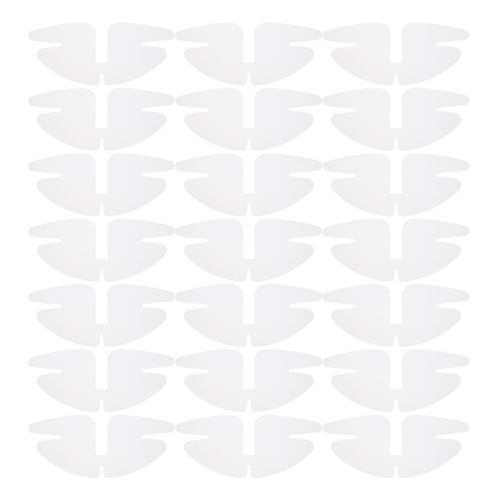 LULULION 50pcs Collar Fixing Transparent Collar Inserts PVC Stability ...