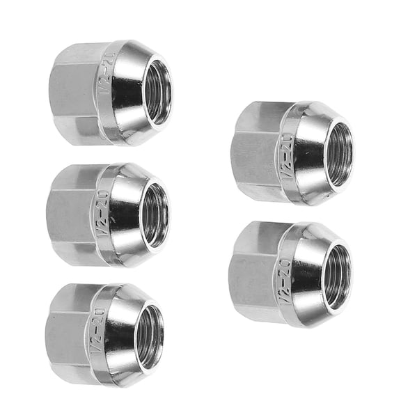 LULULION 5Pcs Stainless Steel Wheel Car Flange Nut Set for Durable Tire and Wheel Modification