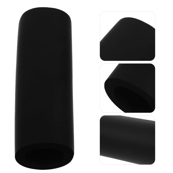 LULULION 5Pcs Dog Grip Pads Pet Leash Handle Sleeve Black for Outdoor Activities