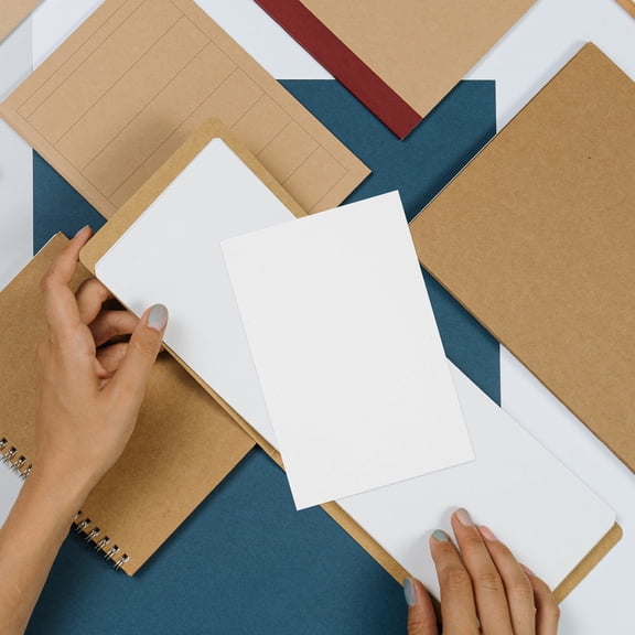 LULULION 60pcs Make Your Own Cards Blank Cards White Paper Double Sided For Artists