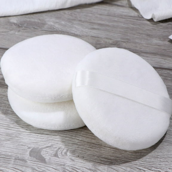 LULULION Durable Powder Puff Makeup Powder Puff Round 6Pcs