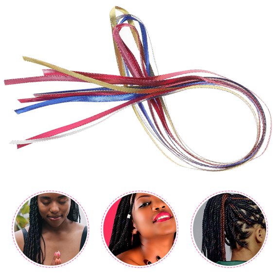 LULULION 6Pcs Hair Wrap Assorted Color Nylon Hair Styling for Women