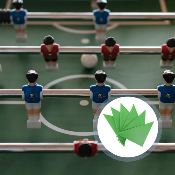 LULULION 6Pcs Foosball Table Corner Covers Green Plastic Triangle Protector for Table Edges